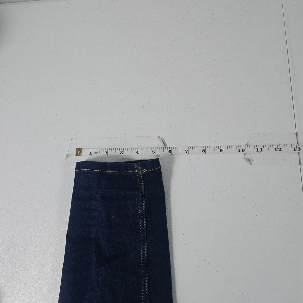 Long Tall Sally Womens Skinny Jeans Indigo Blue Dark Wash 36 Inseam US 14 13599 - Picture 6 of 10